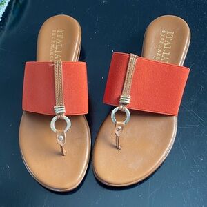 Italian Shoemakers Women's Orange Sandals